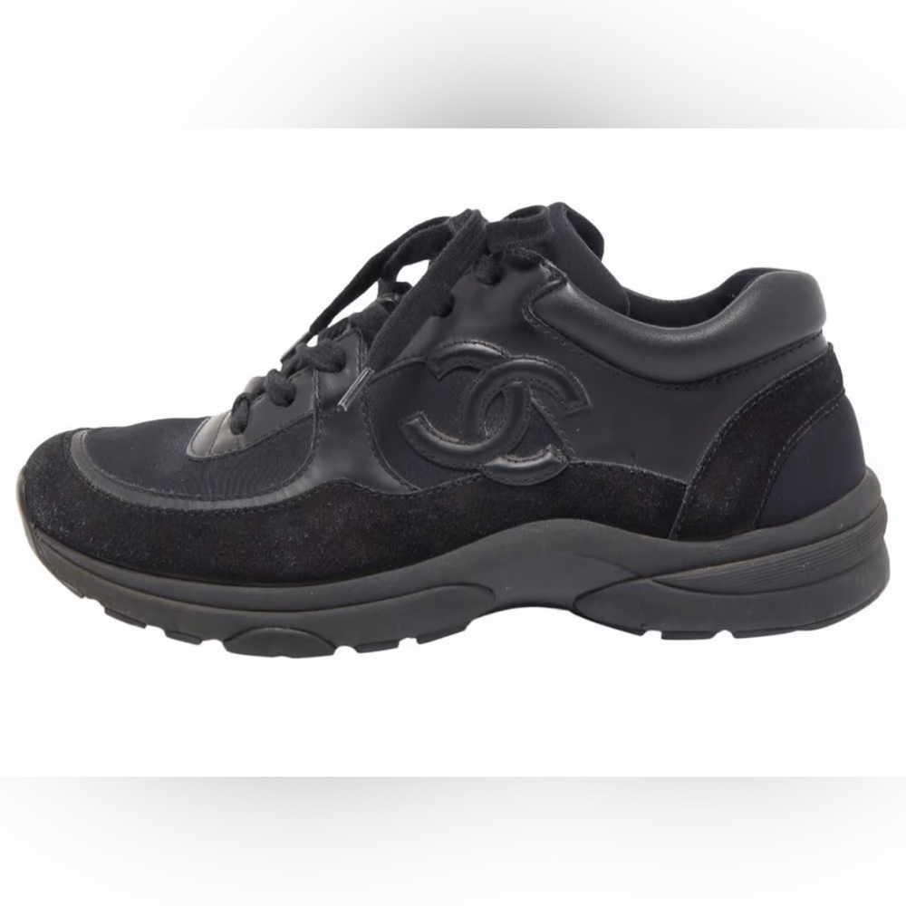 CHANEL Black Sneakers